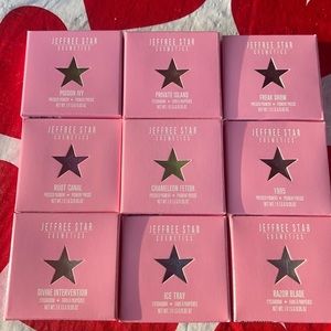 11 Jeffree Star single eye shadows
